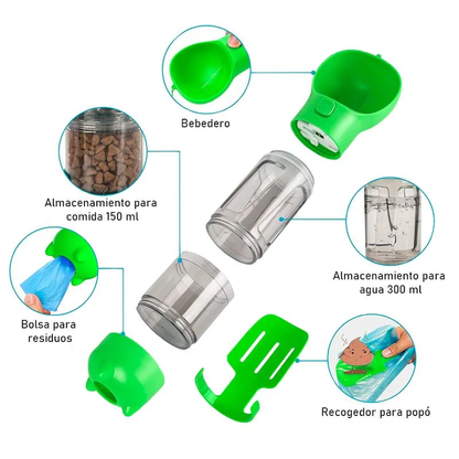 Botella Portatil 4 En 1 | Maski